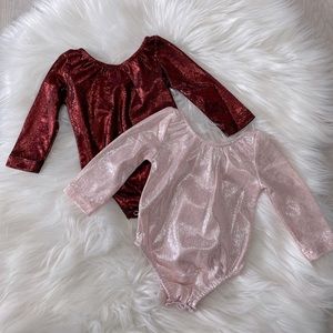 Bailey’s Blossoms Shimmer Leotards Bundle 3/6M
